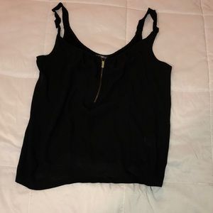 Black zip tank